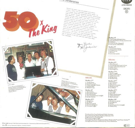 Danny Mirror & The Jordanaires – 50x The King - Elvis Presley's Greatest Songs (1981) LP