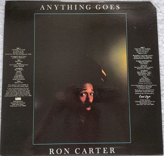 Ron Carter - Anything Goes (1975) LP = als nieuw