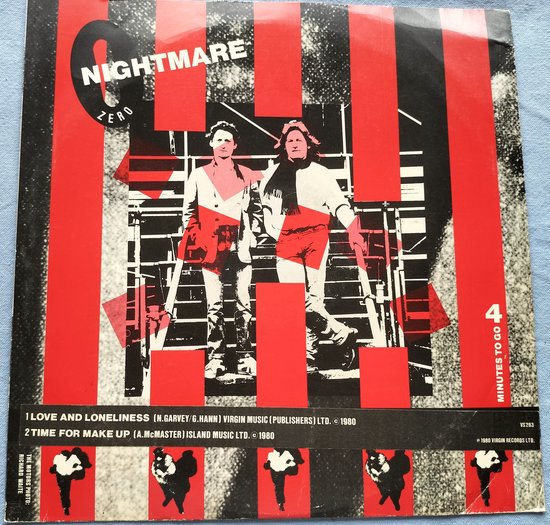 The Motors – Love And Loneliness (1979) LP 10", Single, Yellow