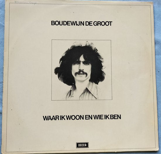 Boudewijn de Groot - Waar Ik Woon en Wie Ik Ben (1975) LP