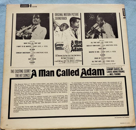 Sammy Davis Jr. A Man Called Adam LP