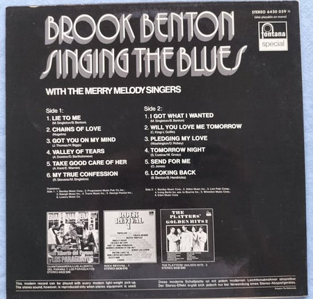 Brook Benton – Singing The Blues (1962) LP