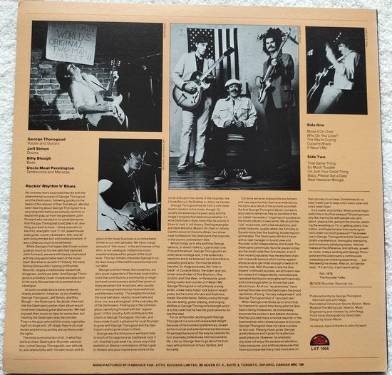 George Thorogood and The Destroyers - Move It On Over (1978) LP=als nieuw