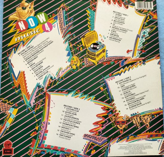 Now That's What I Call Music 4 (1984) 2XLP zijn als nieuw