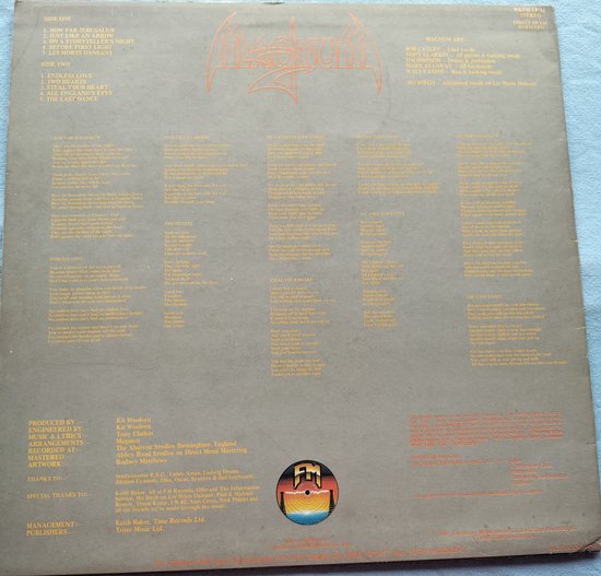 Magnum - On a Storyteller's Night (1985) LP