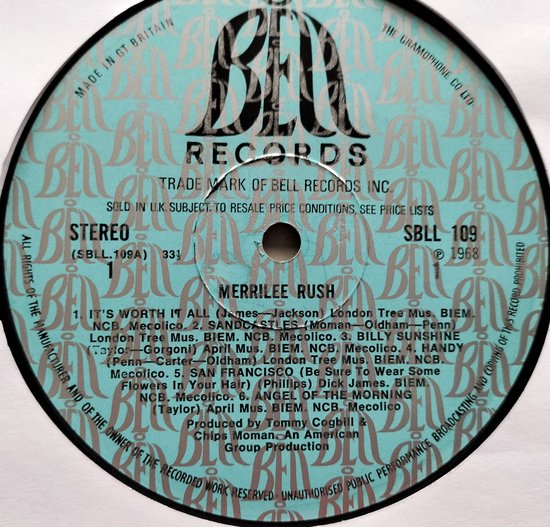 Merrilee Rush - Angel of the Morning (1968) LP