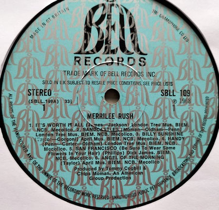 Merrilee Rush - Angel of the Morning (1968) LP