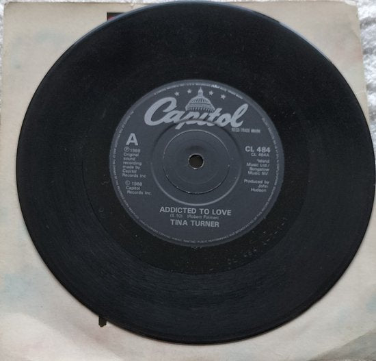 Tina – Addicted To Love(1988) Vinyl, 7", 45 RPM, Single, Stereo