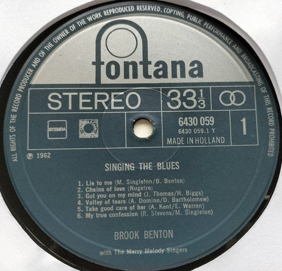 Brook Benton – Singing The Blues (1962) LP