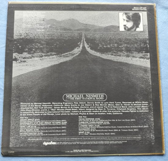Michael Nesmith & The First National Band – Nevada Fighter (1971) LP