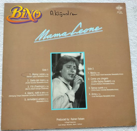 Bino ‎– Mama Leone (1978) LP