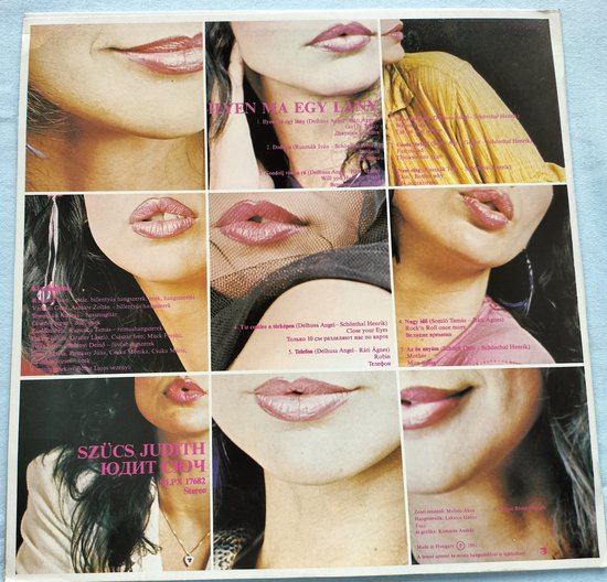 Szücs Judith – Ilyen Ma Egy Lány (1981) Hongaarse LP = in Nieuwstaat