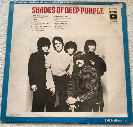 Deep Purple - Shades of Deep Purple (1968) LP