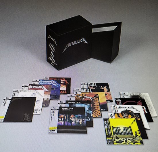 Metallica Japanese Mini Lp CD Box Set - All Studio - 15 Albums 21 Discs New SHM