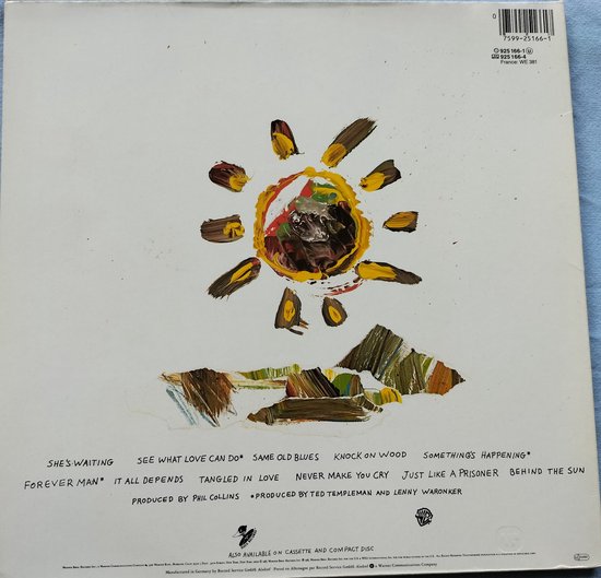 Eric Clapton - Behind the Sun (1985) LP= als nieuw