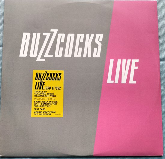 Buzzcocks ‎– Live 1990 & 1992 (2019) 2XLP Nieuw