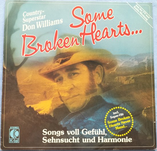 Don Williams – Some Broken Hearts...(1981) LP= als nieuw