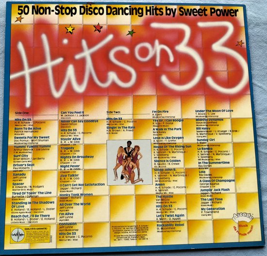 Sweet Power – Hits On 33 - 50 Non-Stop Disco Dancing Hits (1981) LP