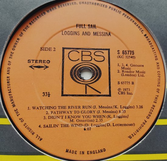Loggins And Messina – Full Sail (1973) LP