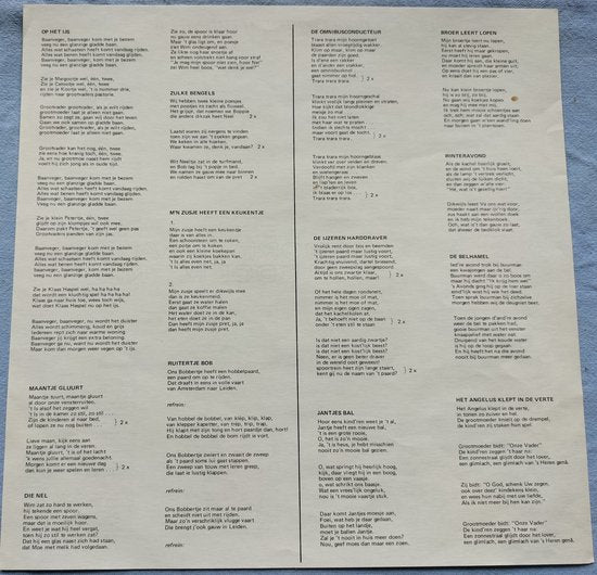 Various - Oude Schoolliedjes Altijd Nieuw (1972) LP