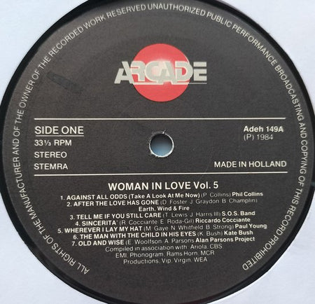 Woman In Love Volume 5 (1984) 2XLP