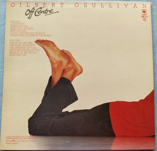 Gilbert O'Sullivan - Off Centre (1980)