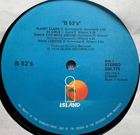 The B-52's – The B-52's (LP)