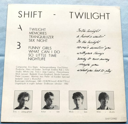 Shift – Twilight 1983 LP = als nieuw