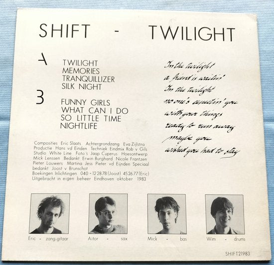 Shift – Twilight 1983 LP = als nieuw