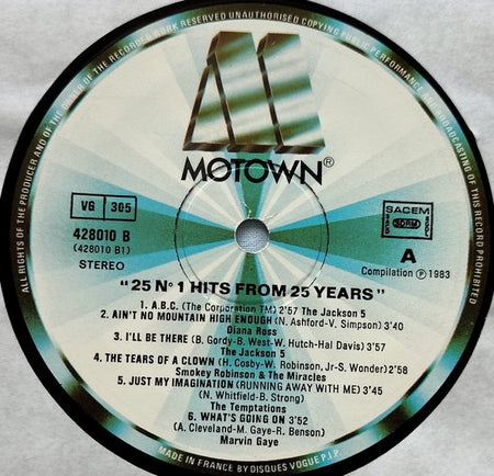 25 N°1 Hits From 25 Years (1983) 2X LP = in Nieuwstaat