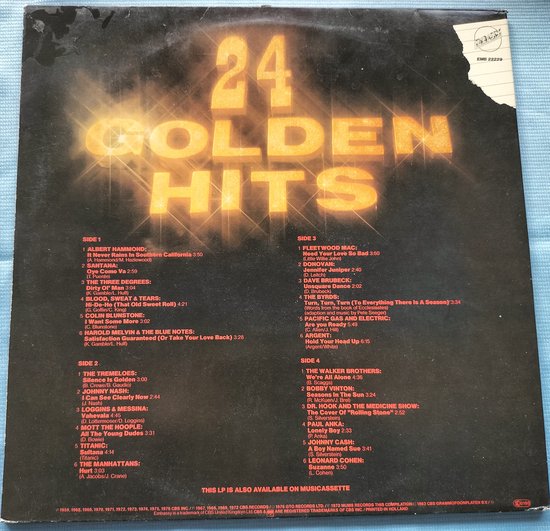 24 Golden Hits - 'The Great Embassy Collection' Vol.2 (1983) 2XLP zijn als nieuw