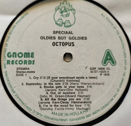 Octopus – Oldies But Goldies (1978) LP