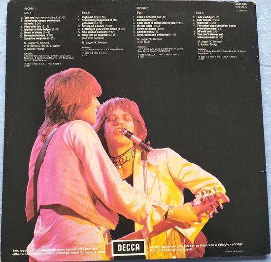 The Rolling Stones - Stones Story 2 (1981) LP