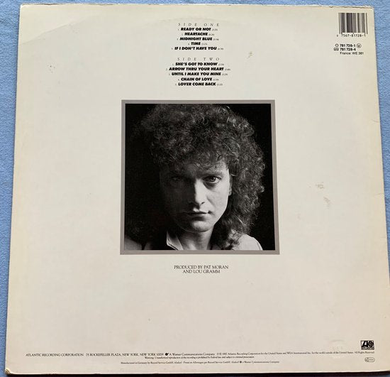 Lou Gramm - Ready Or Not (1987) LP is in Nieuwstaat. Hoes zie Foto's