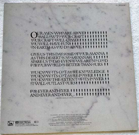 The Stranglers - The Meninblack (1981) LP= als nieuw