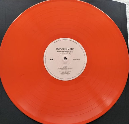 DEPECHE MODE Les Bains Douches: Live In Paris September 29th 1981 RED color LP = als nieuw