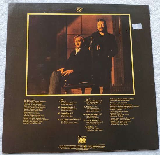 Jan Akkerman & Kaz Lux - Eli (1976) LP = als nieuw