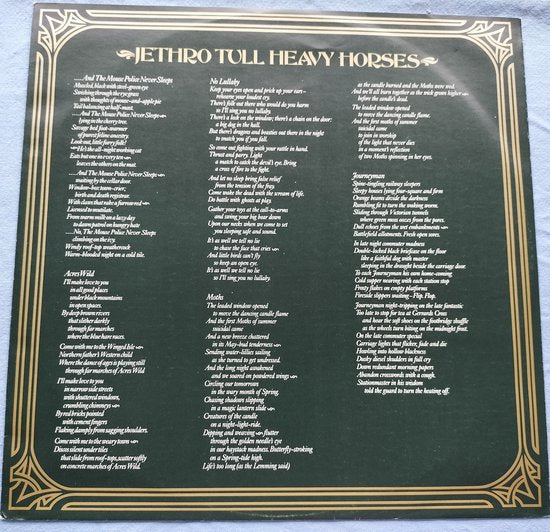 Jethro Tull - Heavy Horses (1978) LP