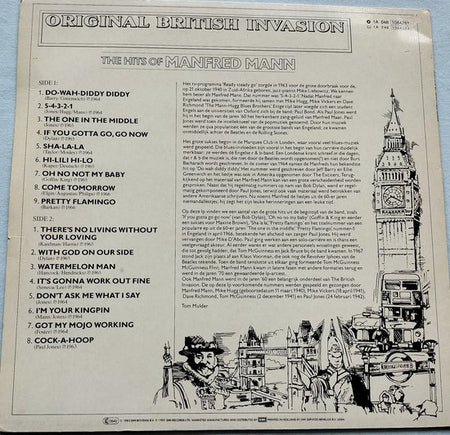 Manfred Mann – The Hits Of Manfred Mann 1983 LP = in Nieuwstaat