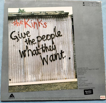 The Kinks - Give the People What They Want (1981) LP = in Nieuwstaat