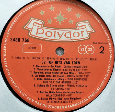 32 Top Hits Van Toen