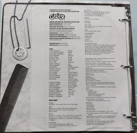 Grease (The Original Soundtrack From The Motion Picture) 1978 2XLP = in Nieuwstaat
