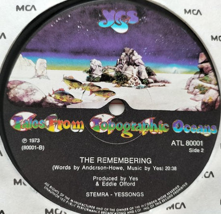Yes - Tales from Topographic Oceans (1973) LP