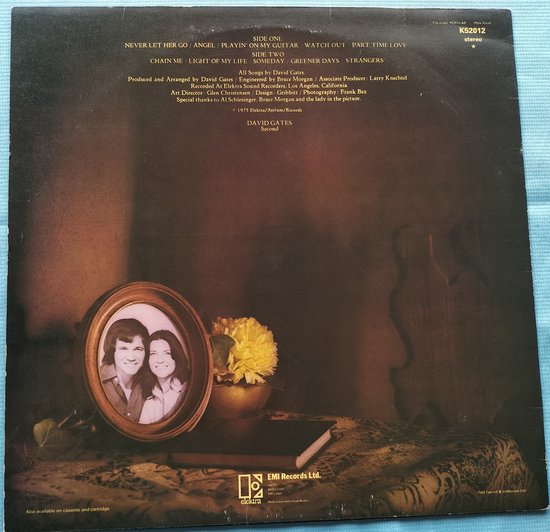 David Gates - Never Let Her Go (1975) LP = als nieuw