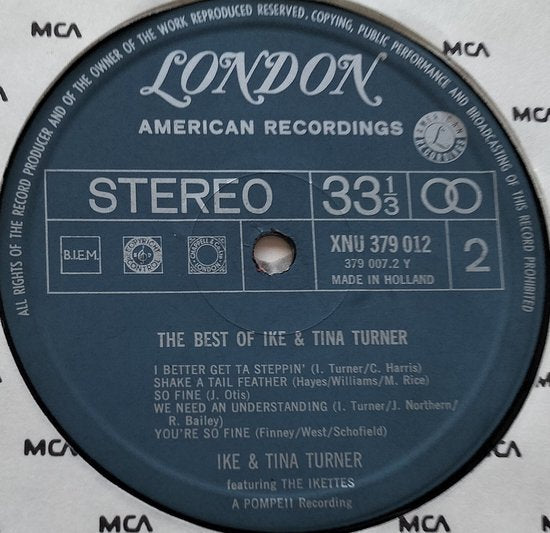 Ike & Tina Turner featuring The Ikettes – The Best Of Ike & Tina Turner (1973) 2XLP