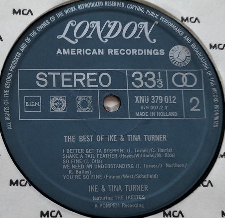 Ike & Tina Turner featuring The Ikettes – The Best Of Ike & Tina Turner (1973) 2XLP