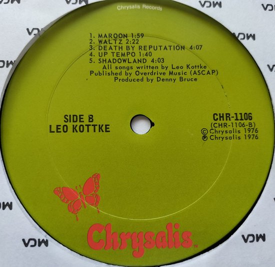 Leo Kottke - Leo Kottke (1976) LP