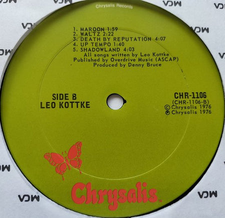 Leo Kottke - Leo Kottke (1976) LP