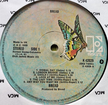 Bread - Bread (1969) LP
