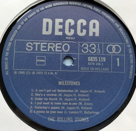 The Rolling Stones - Milestones (1971) LP